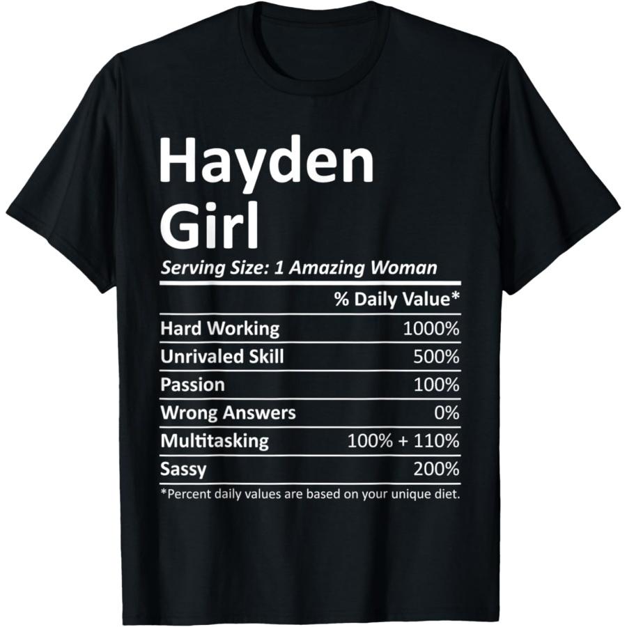 HAYDEN GIRL ID IDAHO Funny City Home Roots USA Gift T-Shirt(1) S