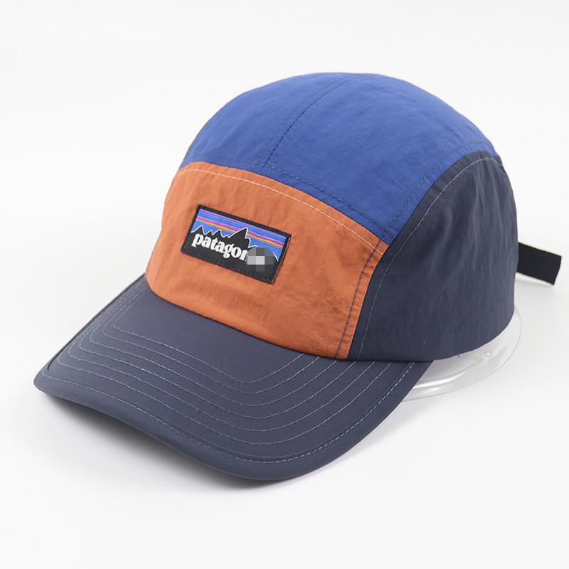 Vintage American Style Fivepanel Cap With Breathable Polyester For Outdoor Sun Protection