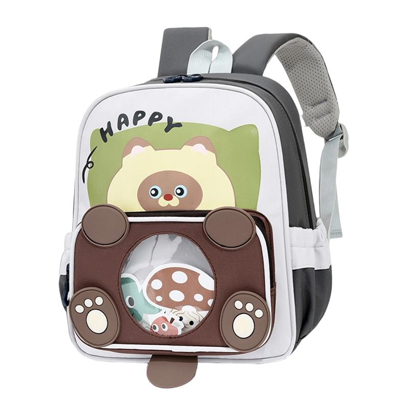 Kids Cartoon Backpack Cute Kindergarten School Bag for Boys Girls Ages 3-6 Lightweight Preschool Daypack for Toddler Kid Bags