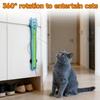 Wall Mounted Auto Motion Flying Rope Cat Toy Quiet String Interactive Adjustable Modes Electric Teasing Kitten Toy for Boredom