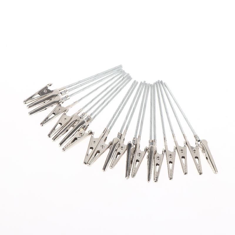 10/20/50Pcs DIY Accessories Wood And Metal Painting Stand Alligator Clip Stick Modeling Tool For Airbrush Model Part