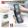 Handyhülle für Xiaomi Redmi Note 14 15 Pro Plus RFID Leder Kartenrückseite Mi Telefon Redmi 15c 14c Note 15 14 Pro+ Brieftaschen-Hülle