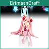 Entzückendes Vocaloid Miku Hatsune Sitzende Pose Kirschblüte PVC Figur Modell Für Sammler