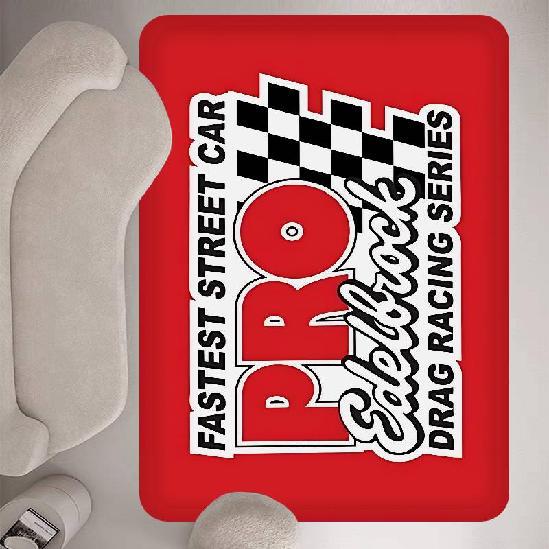 Racing Car Edelbrocks Kitchen Mat Cheaper Anti-slip Modern Living Room Balcony Printed Modern Home Decor
