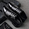 Leather Mens Dress Shoes Lace-Up Formal Men's Casual Shoes Luxury  Business Shoes Non-slip Work Oxfords Shoes