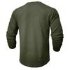 Men's Solid Color Round Neck Long Sleeve T-shirt Casual Sports Raglan Top