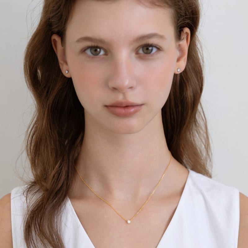 Tatiana (Silver 925) Moissanite 0.25 Carat Necklace DN0008