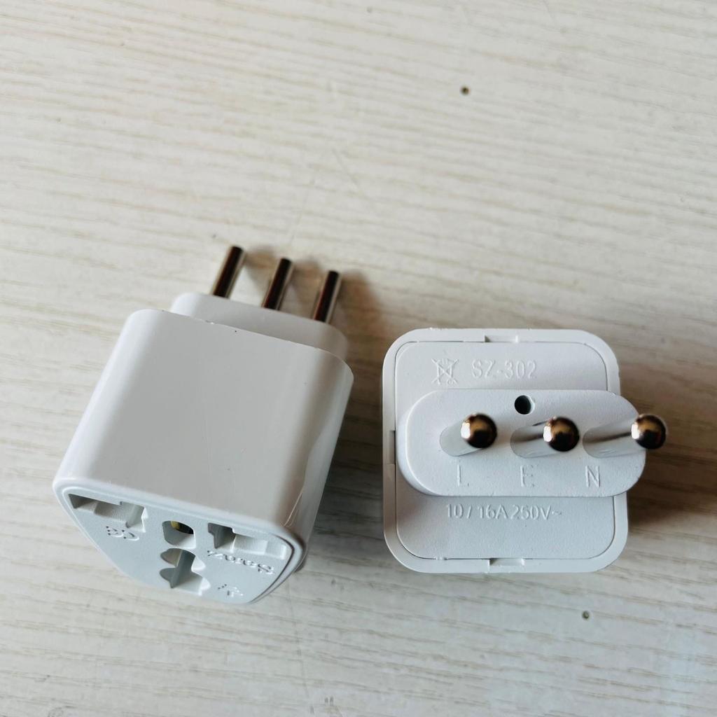 Italian Standard Copper Power Adapter for Global Travel