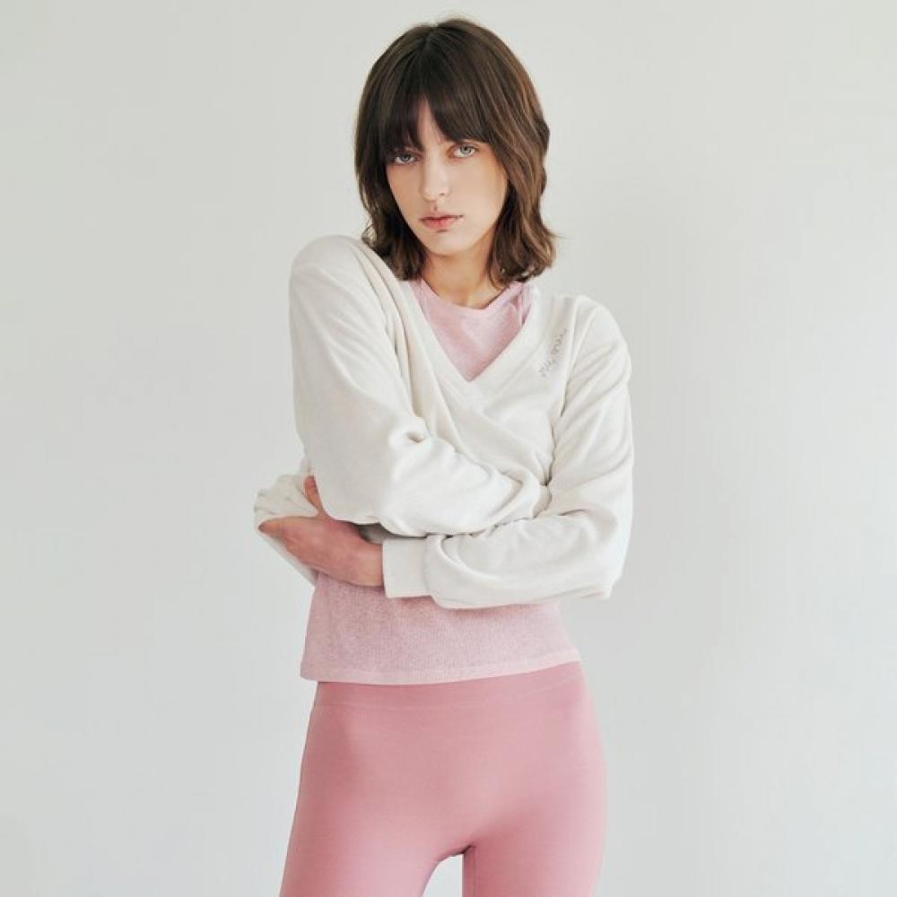 HuiT Terry V Neck Long sleeVe T hTwTl2i08T