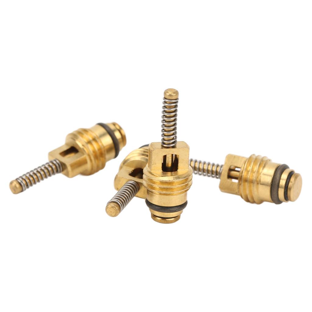 20 Pcs Air Conditioning Valve Core Aluminum Alloy Copper Automotive AC High Pressure Valve Cores