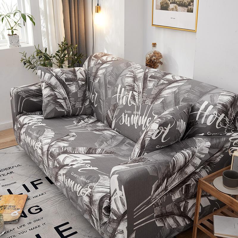 Univerzální all-inclusive strečový potah na pohovku Jednolůžkový dvojitý celopotah pro tři osoby Látkový kožený potah na pohovku Ručník evropského a amerického stylu