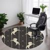 1pc Horse Pattern Office Round Area Rug, Under Office Chairs Bedroom Living Room Home Decor, Room Deco