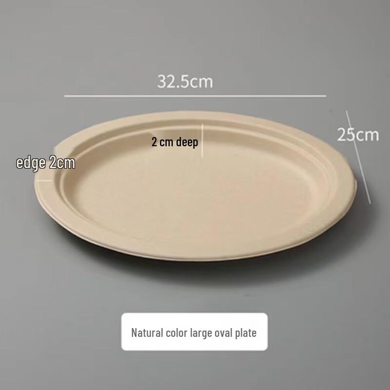 Disposable Oval Plates