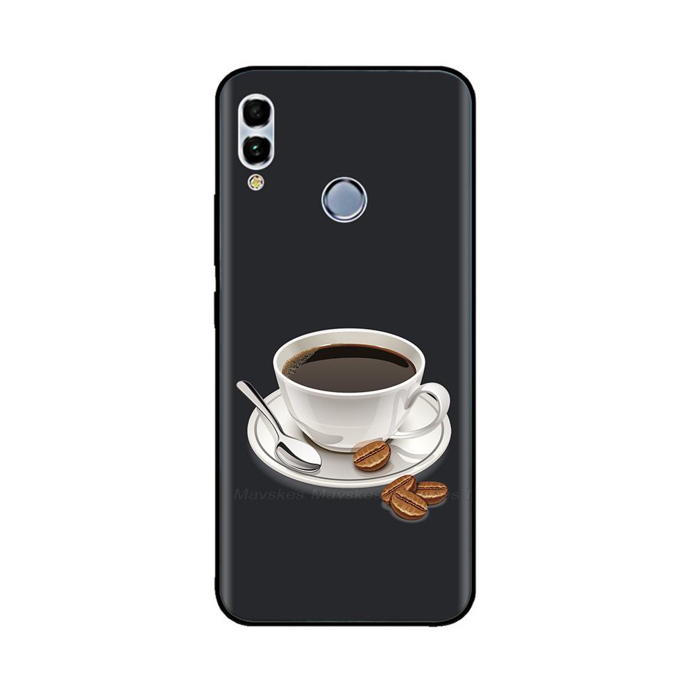 For Huawei P Smart 2019 6.21" Soft Black Silicone Phone Back Cover Case For Huawei P Smart 2019 POT-LX1 POT-LX3 POT LX1 Case Bag