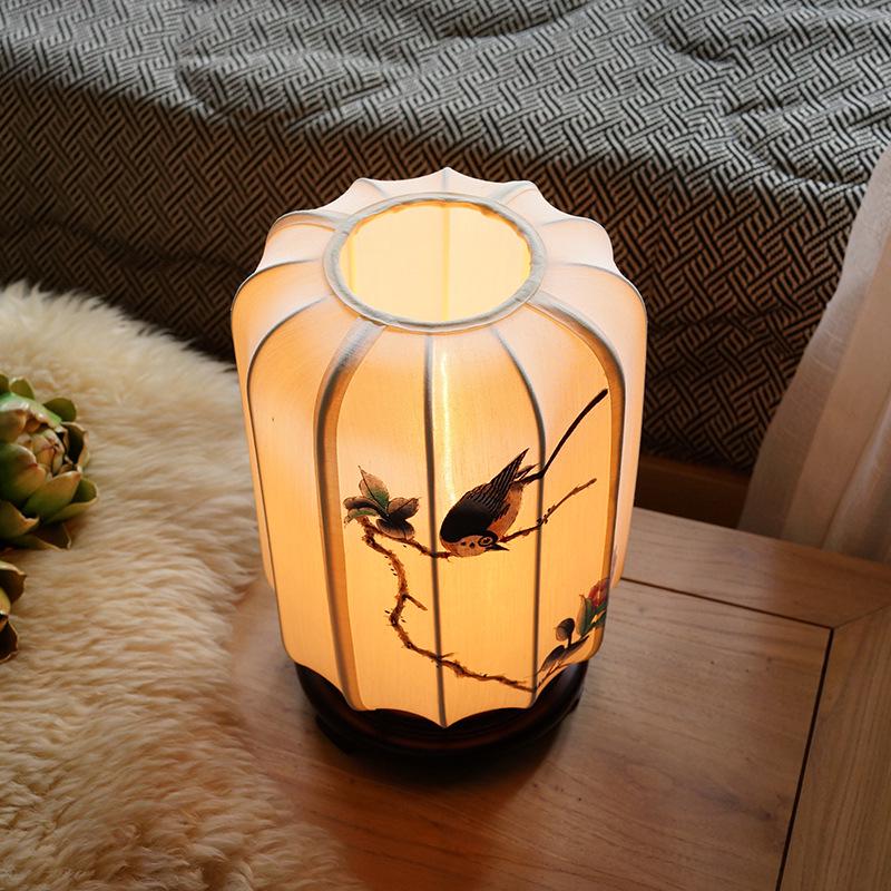 Song Dynasty Aesthetic Table Lamp - Bedroom & Living Room Retro Night Light