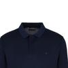 EMPORIO ARMANI Solid Dark Fly Long Sleeve Polo Shirt Men's Blue 6R1FA7-1JUVZ-09B3