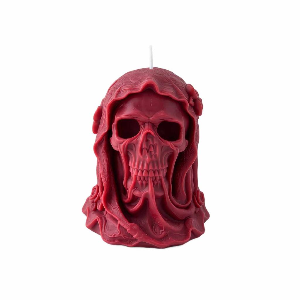 Halloween Skeleton Scented Candle Decorative Wax Figurine Unique Skull Shape Aromatherapy Candle for Home Decor Gift