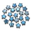 30pcs/lot 8mm Colored Electroplated Star Beads Loose Spacer Pentagram Glass Beads For DIY Bracelet Earrings Jewelry Accessories