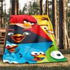 1pc Angry Birds Outdoor Soft Blanket Ultra Plush, Warm, Versatile, and Easy Care for Camping, and