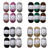 Metallic T-shirt Yarn Hand Knit Yarn Easy Carrying Soft Sewing Accessories