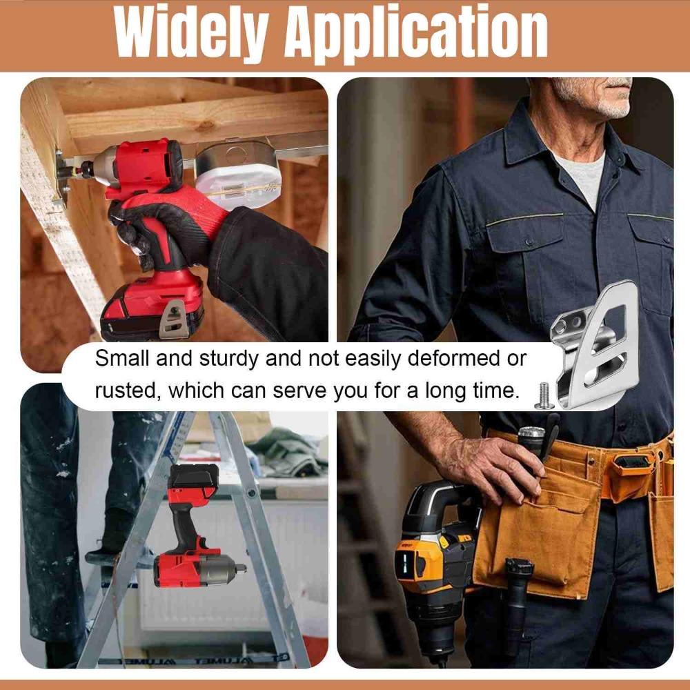 Electric Drill Belt Clip Hooks with Screw For Milwaukee Drills Impact Drivers Wrenches Belt Clip Hook Power Tools Accessories