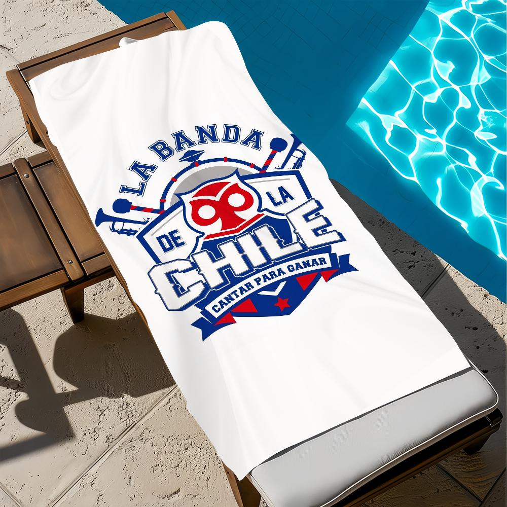 Mode art cool Club U-Universidad de C-Chile Serviette Plage Séchage Rapide Douce Serviettes Piscine Cadeau pour Voyage Salle de Sport Douche Camping sports