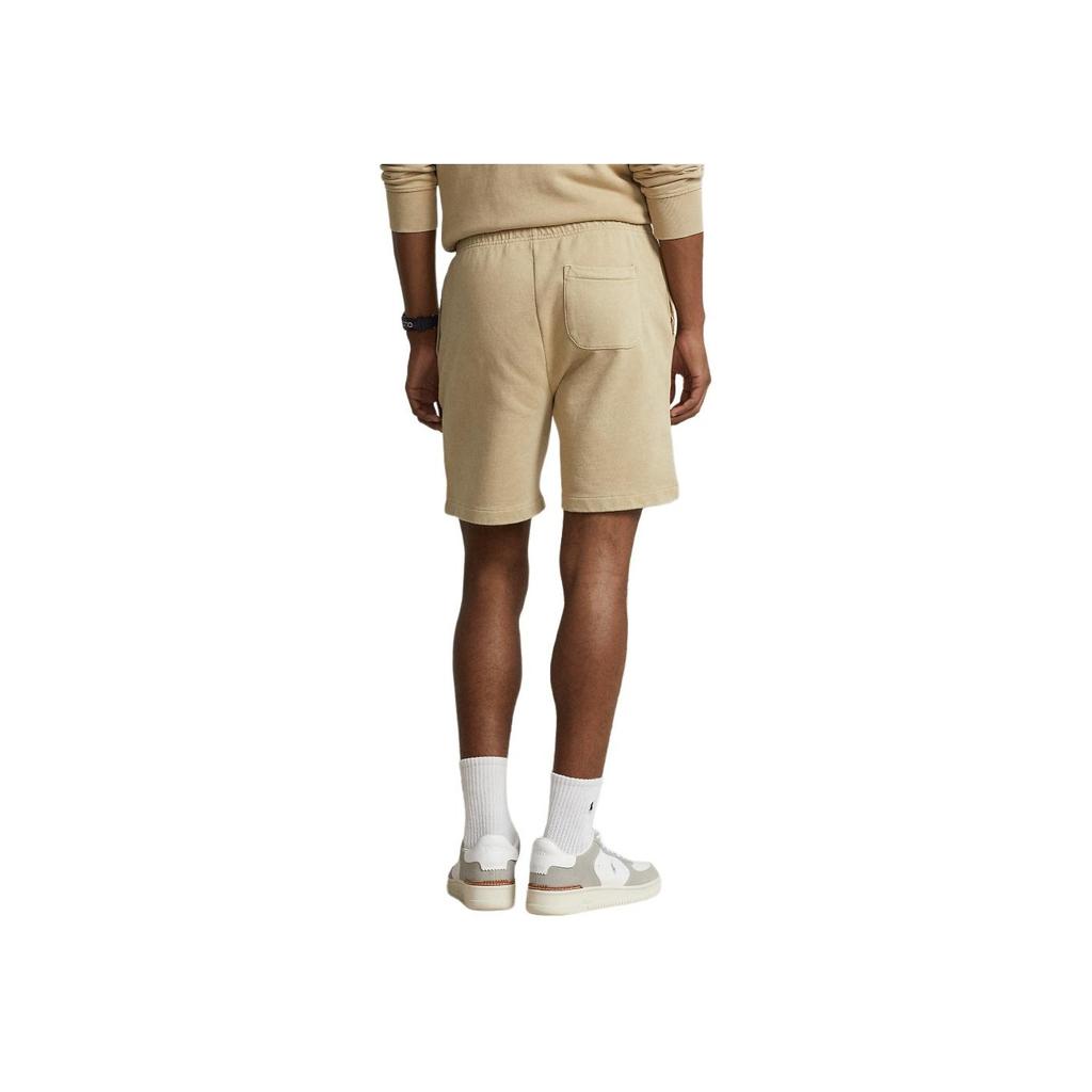 Polo Ralph Lauren Ss24 Solid Color Logo Embroidered Straight Leg Casual Shorts Men shorts Beach-Beige MNPOSHO1BQ20274-250