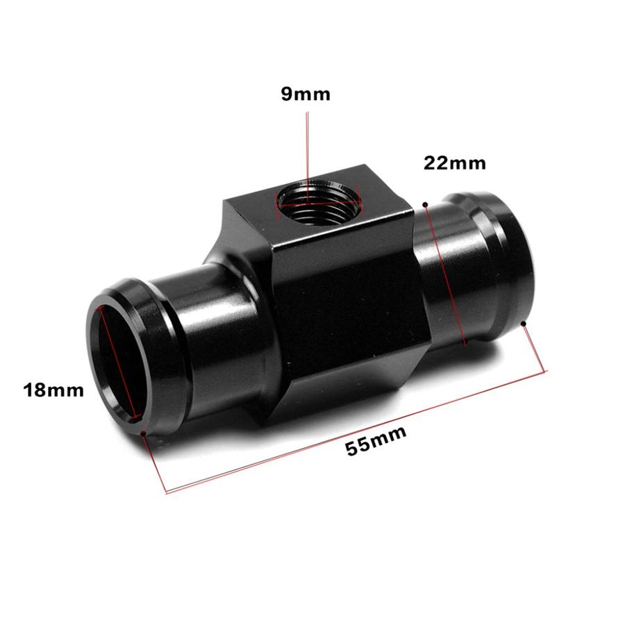 Universal Motorcycle Thermometer Instruments Water Temp Temperature LED Digital Display Gauge Meter With 22mm Temp Temperature Sensor Adapter