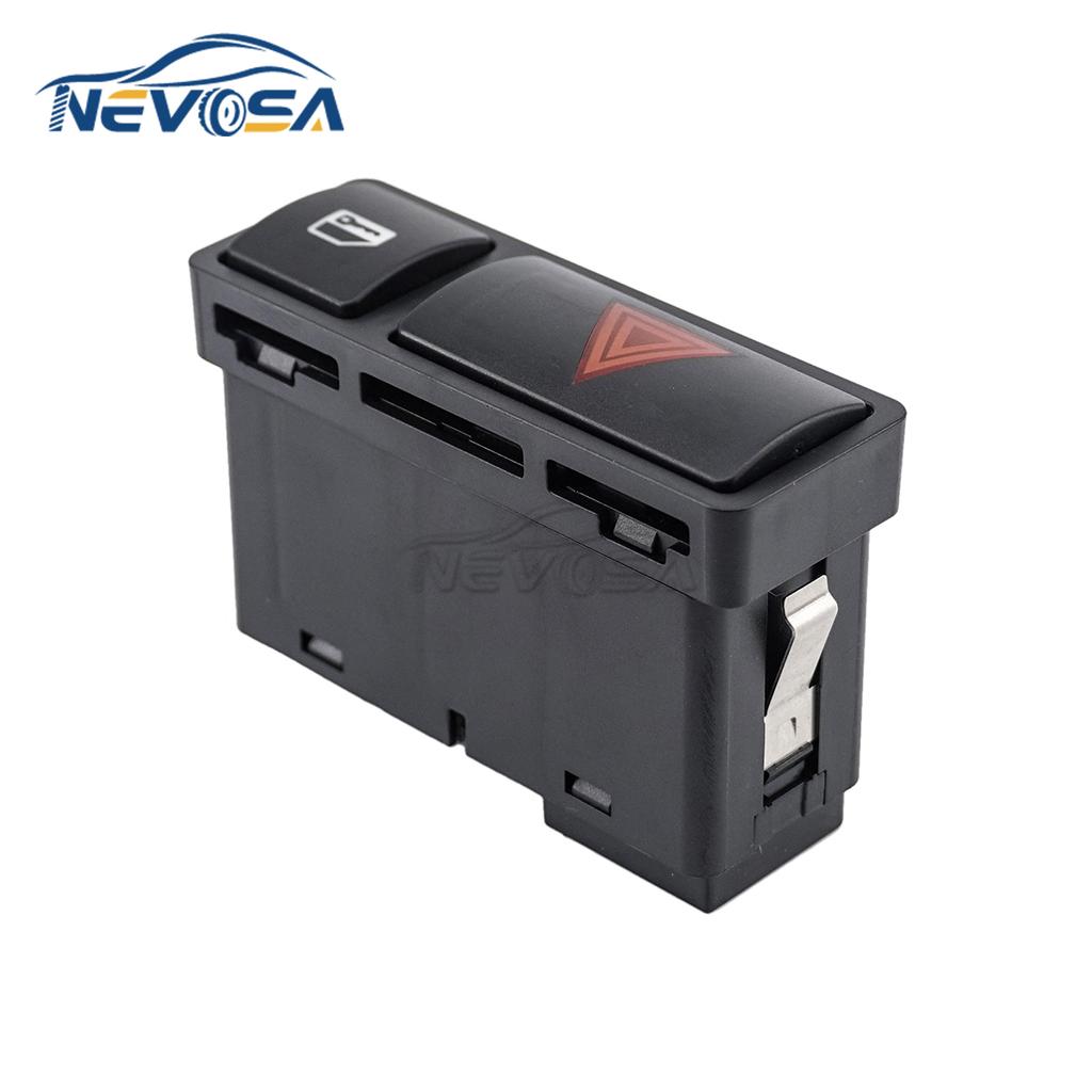 NEVOSA 61318368920 Car Emergency Hazard Warning Flash Light Lock Button Switch For BMW 3 Series E46 Roadster Car Accessories