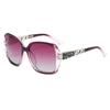 2026 High-End Women's Polarized Sunglasses with Diamond-Inlaid Large Frame - Fashionable Sun Protection for Driving