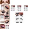 West Month Selbstklebende Eyeliner-Sticker Sechs Paare für Dramatische Augen-Make-up-Looks