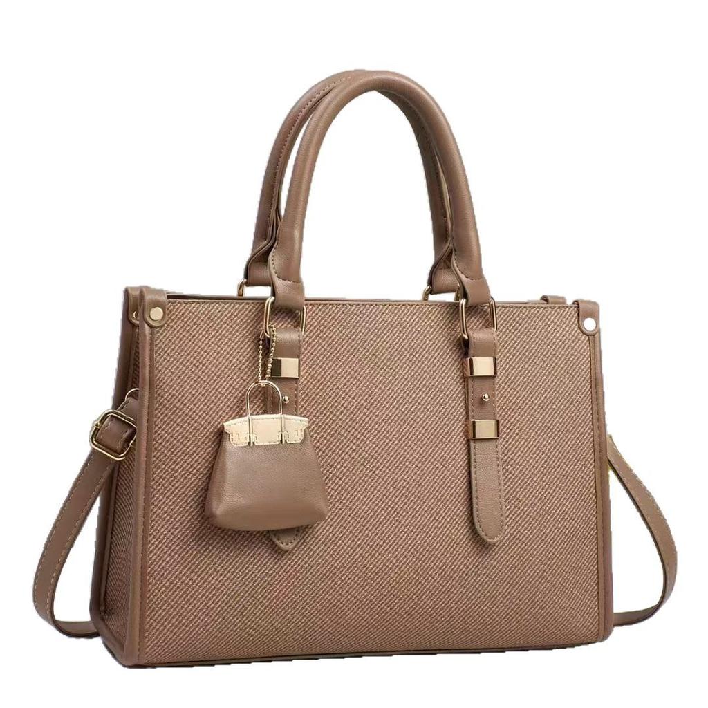 New Fashion Handbag with All Stylish Women's Shoulder Bag Macaron Crossbody Bag Canvas Bucket Bag Women