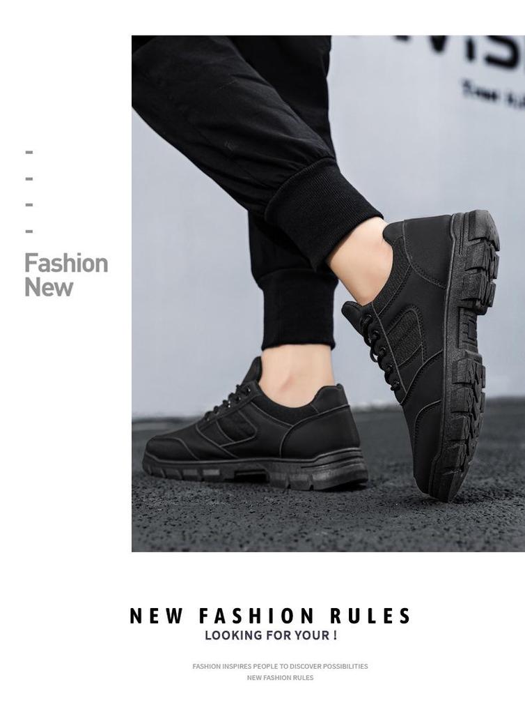 Herren Große Größen Atmungsaktive Lässige Baumwoll-Arbeitsschuhe für Herbst/Winter - Sportliche & Trendige Arbeitsschutzschuhe