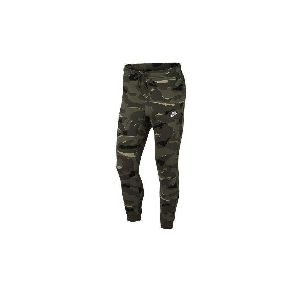 Nike Sportswear Club Fleece Camo Joggers Army Green Men AJ2112-325 S