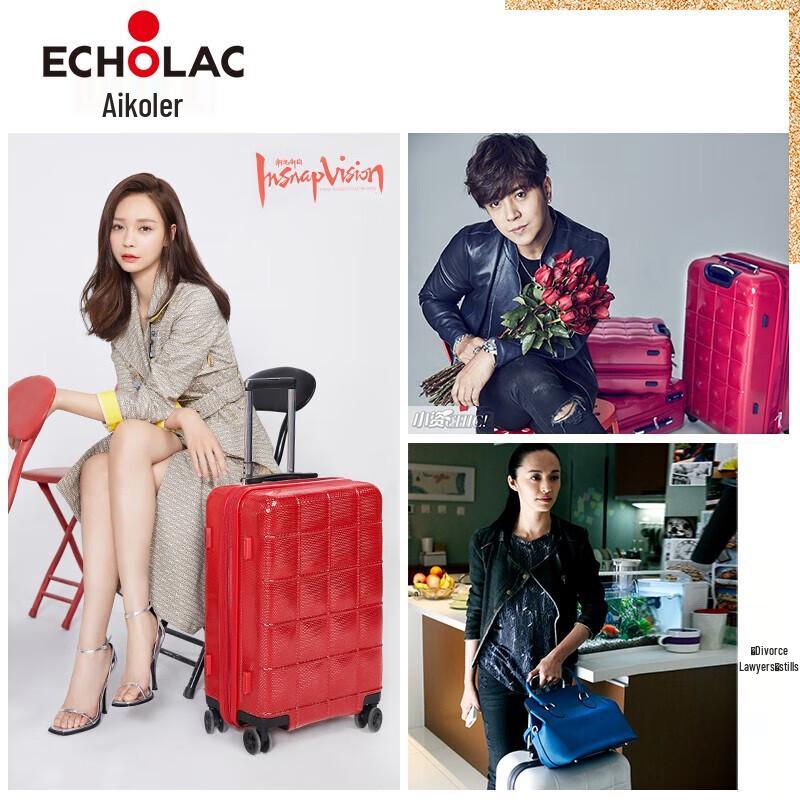 Echolac PC Hardshell Spinner Luggage 24 inches