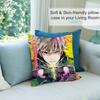 Anime Tokyo A-Aliens Pillow Case Short Plush Double-sided Print Square Throw Pillow Covers Sofa Home Cushion Decor
