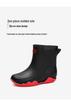 2025 Unisex Wasserdichte Samtgefütterte Mittelhohe Gummistiefel - Warme, Rutschfeste Gummischuhe für Draußen
