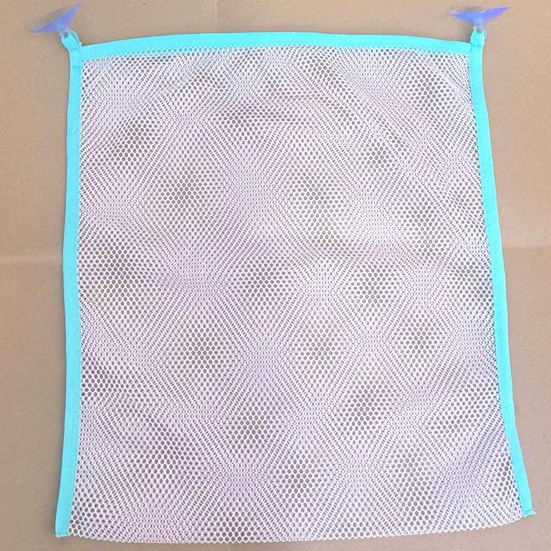 Large Capacity Mesh Storage Bag for Baby Bath Toys with Suction Cups