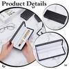 BENECREAT 6 Pcs Black Pen Gift Box, 6.9x2.3x1 Inch PU Leather Penbox, Empty Long Fountain Pen Box for Packaging, Back to School Season, Graduation
