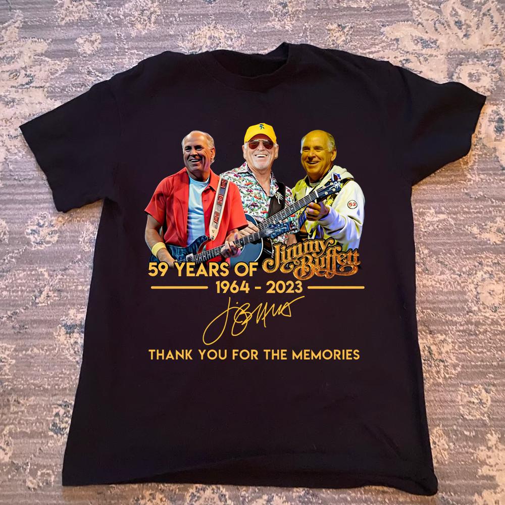 Buffett 1964 - 2023 Cotton Shirt Unisex Concert S to Unisex T-Shirt