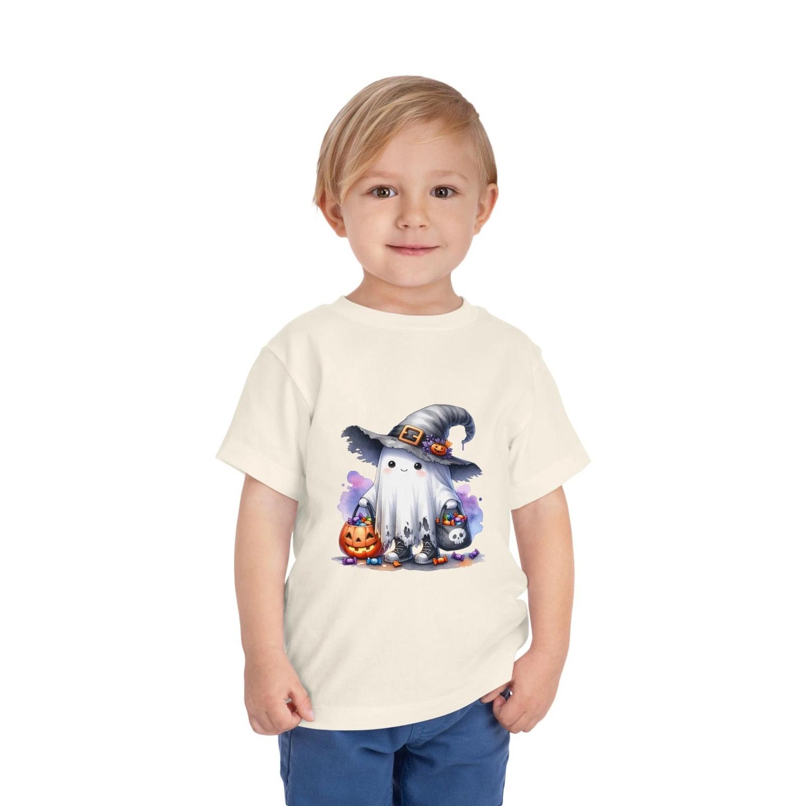 Halloween Ghost and Goblins T-Shirts Toddler Tee, Fun Art Silly tee Shirt M