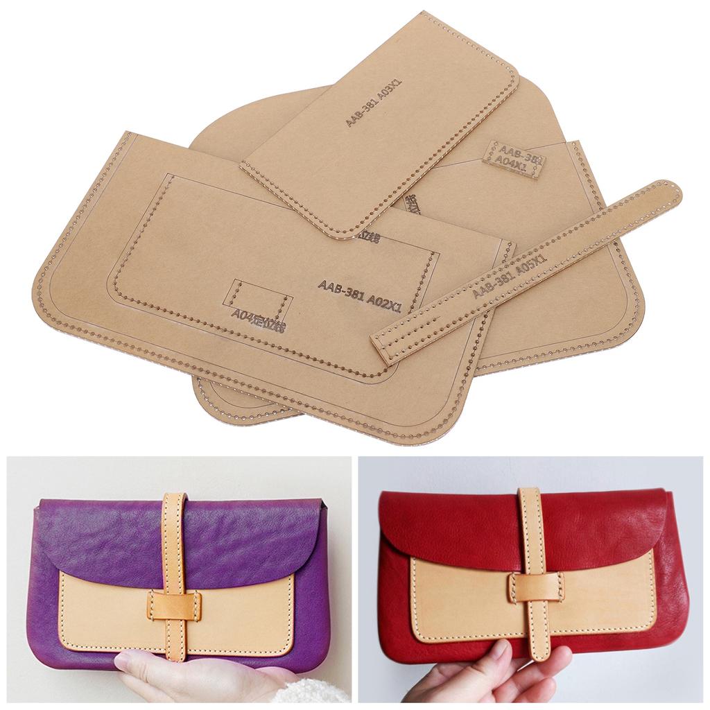 Clear Acrylic Handbag Pattern for Women DIY Handwork Craft Leather Bag Making Tool