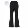 European and American Women's Slim Fit High Waist Flared Knit Pants