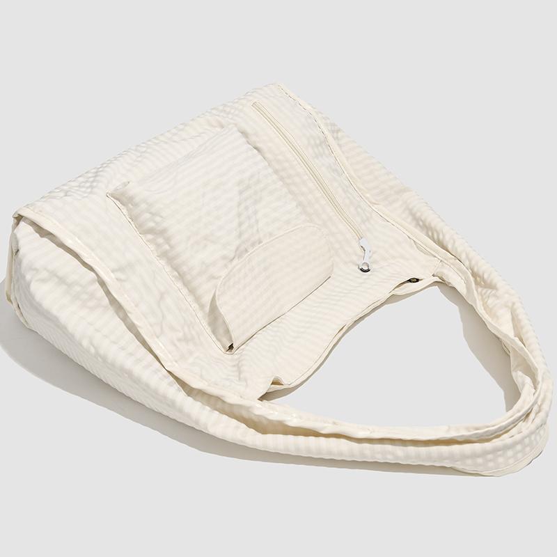 Plaid Tote Bag Women's Lightweight Large Capacity Shoulder Bag