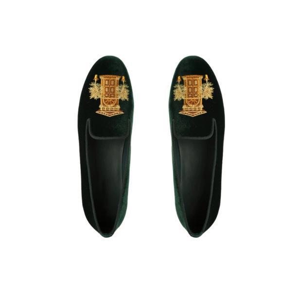 Exquisite Embroidered Suede Round Toe Flat Loafers for Women - Autumn 2024 Collection