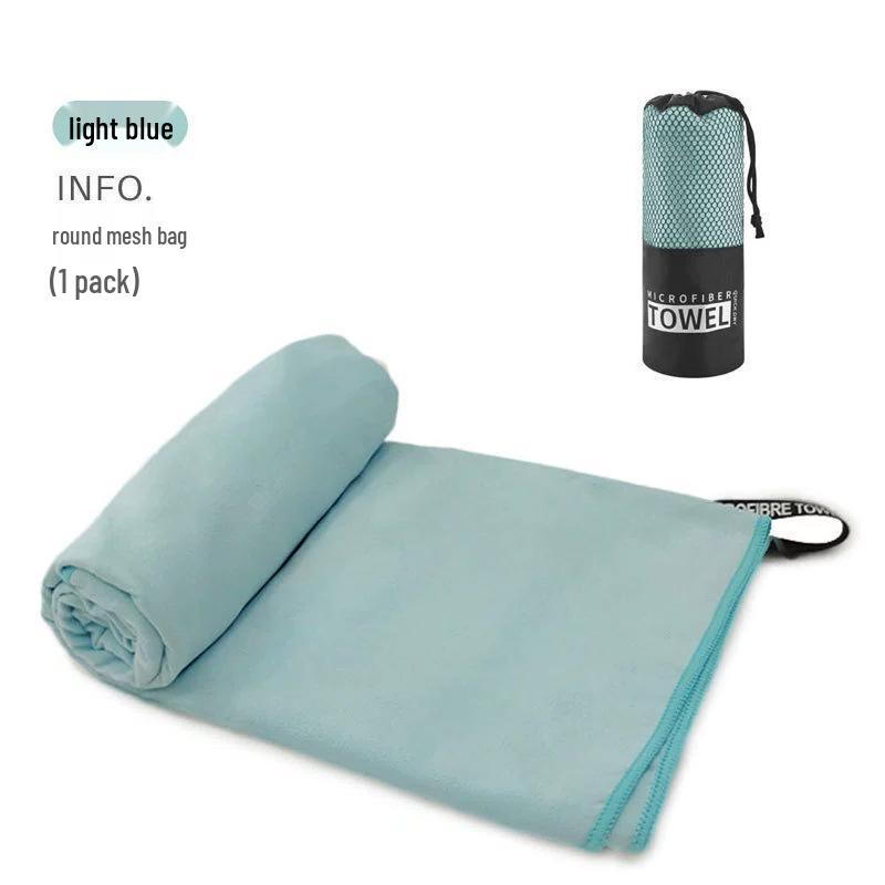 Ultra-Fine Double-Sided Quick-Dry Plush Towel - Beach, Sports & Sweat-Absorbing, Customizable with Logo