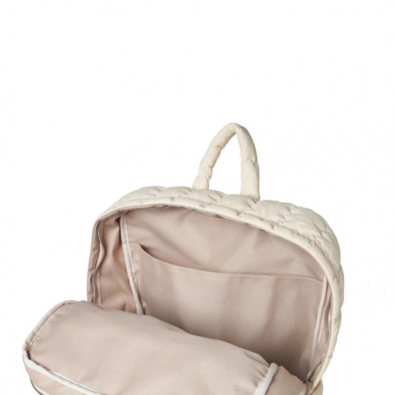 Rheemin Big Pocket Backpack   Cream Ivory   Biscuit