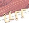 Stainless Steel 26 English Letter Pendant Charm for DIY Bracelets and Necklaces
