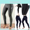 Women High Waist Yoga Leggings With Side Pockets And Push Up Design For Active Workout