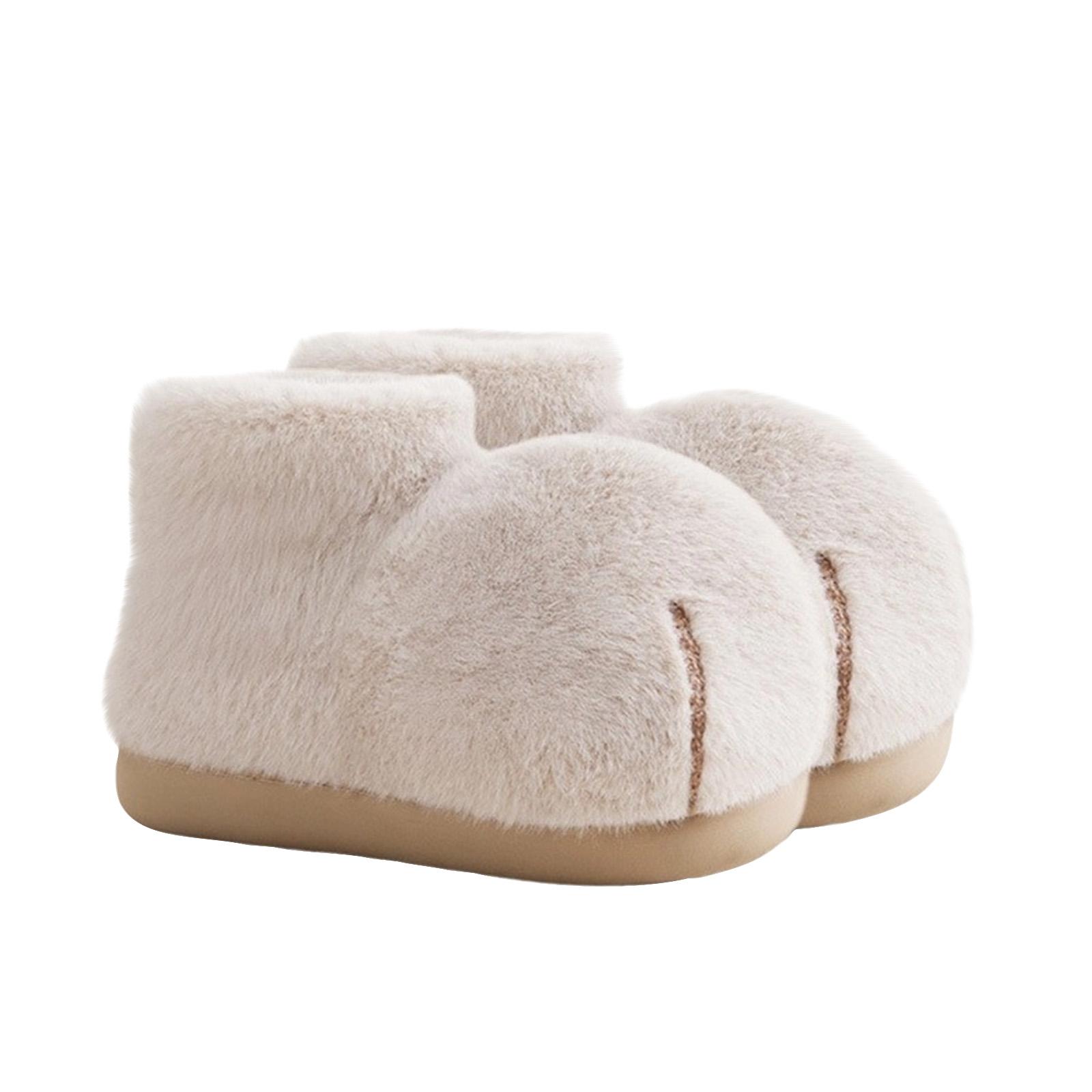 

Plush Cotton Boots, Indoor Cotton Trailing Heels, Warm Cotton Shoes, Cute Shoes,1 Pair, one size
